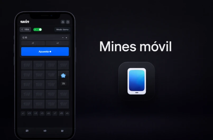 Mines 1win desde el celular y la app