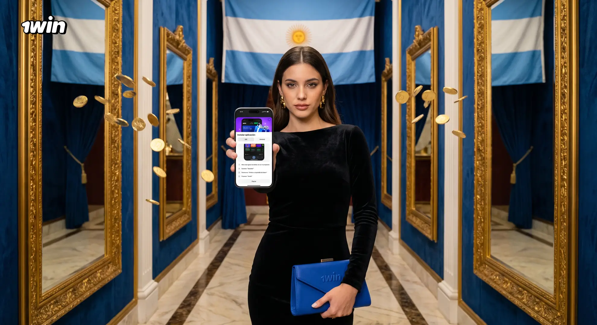 Acceso directo de 1win en iPhone desde Safari
