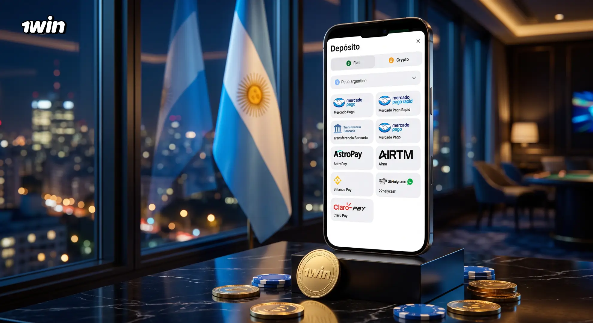 Depósitos con Mercado Pago en 1win